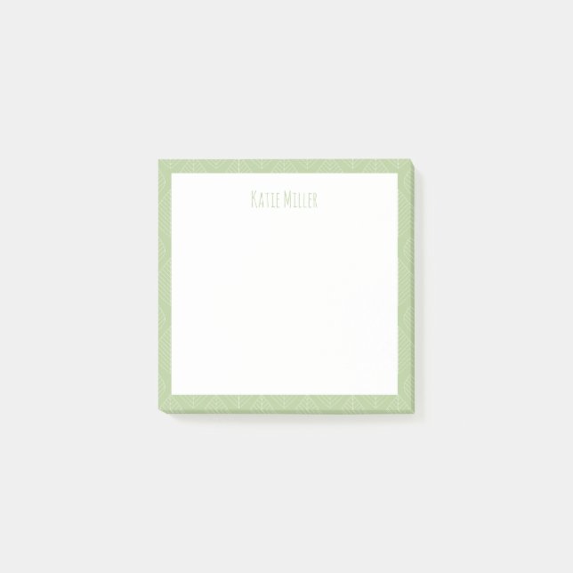 Bloco De Notas Leafy Green Post-It Notes (Frente)