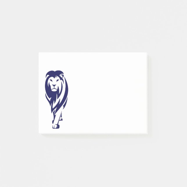 Bloco De Notas Leão de desenho animado (Frente)