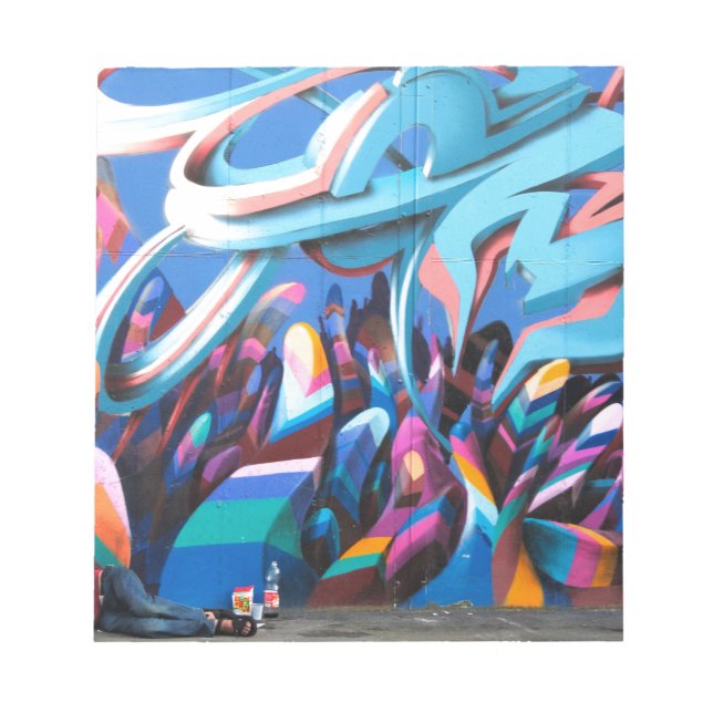 Bloco De Notas Legal Grafite Wall (Frente)