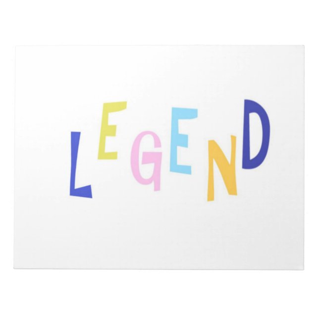 Bloco De Notas legenda de arte (Frente)