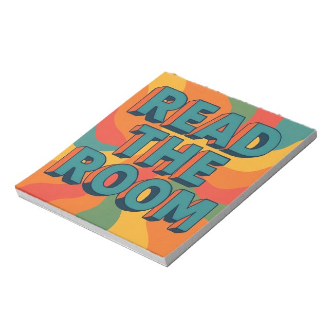 Bloco De Notas Leia O Retro Da Sala (Invertido)