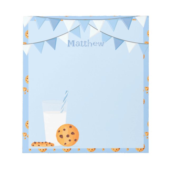 Bloco De Notas Leite & Biscoitos (Frente)