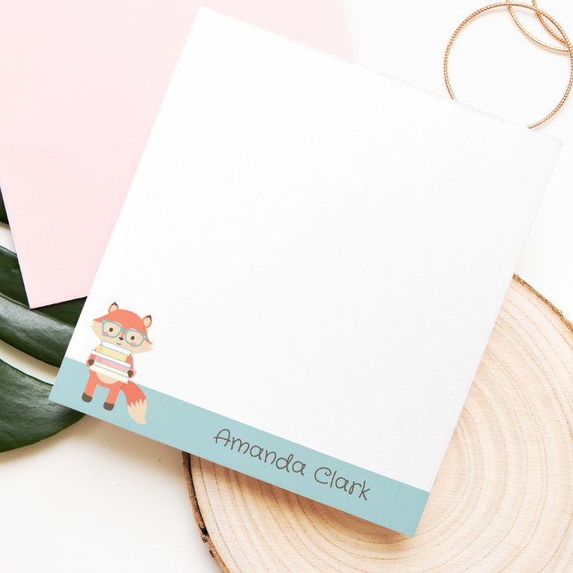 Bloco De Notas Leitura de raposa (Criador carregado)