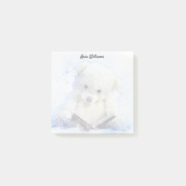 Bloco De Notas Leitura Do Urso De Teddy (Frente)