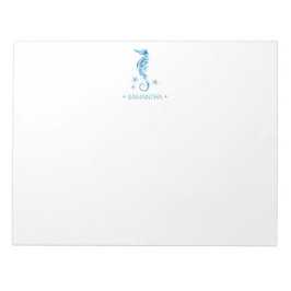 Bloco De Notas Leitura Personalizada de Cavalo-Costeiro Aquarela