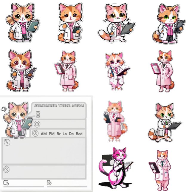 Bloco De Notas Lembrete de Medicação (Criador carregado)