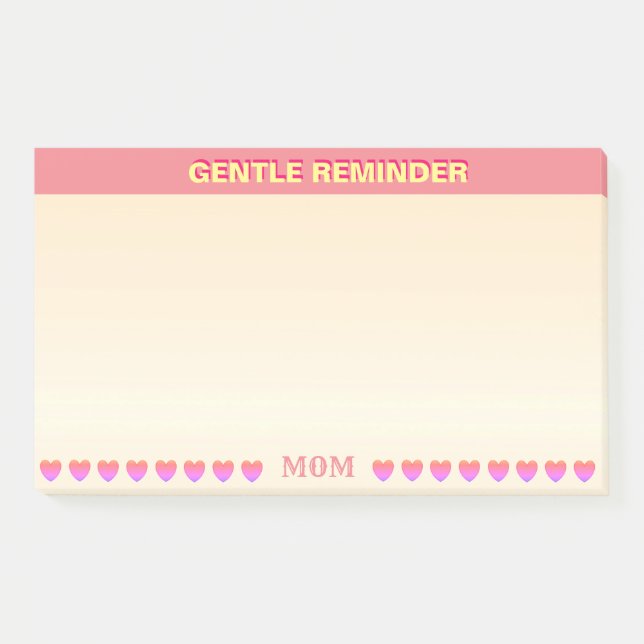 Bloco De Notas Lembrete Gentil/Amável (Frente)