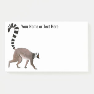 Bloco De Notas Lemur de cauda-anel de Madagáscar