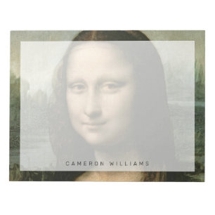 Bloco De Notas Leonardo da Vinci Mona Lisa, c.1503-6
