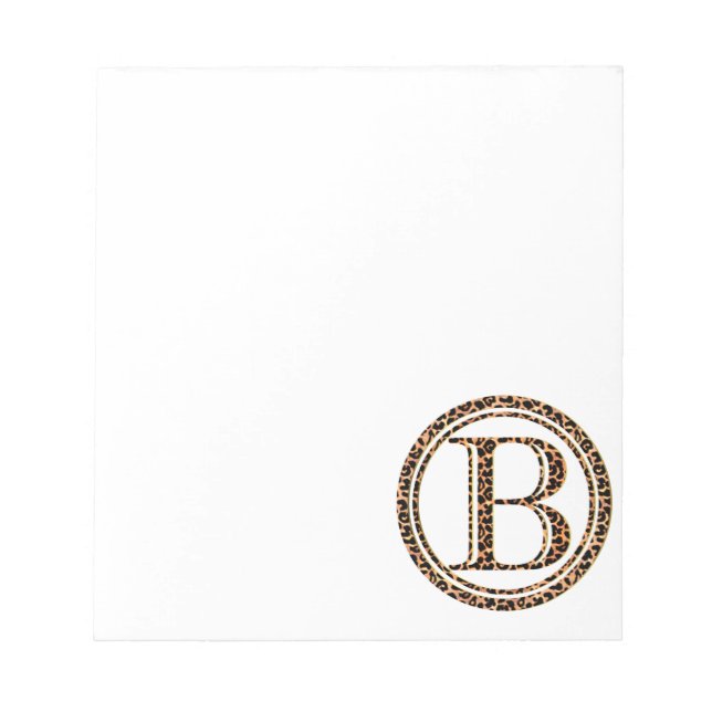 Bloco De Notas leopardo B (Frente)