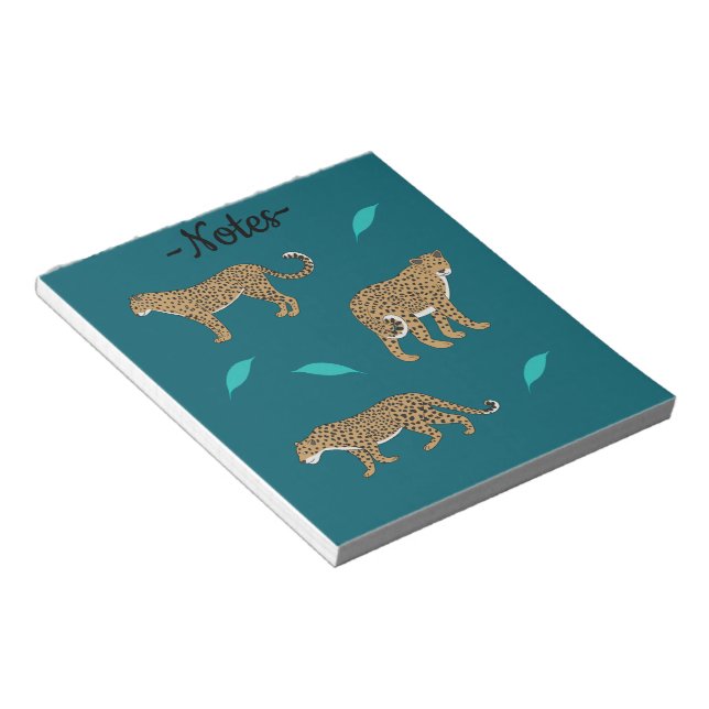 Bloco De Notas Leopardos (Inclinado)