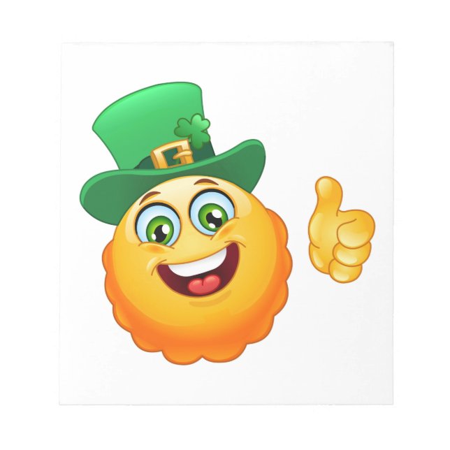Bloco De Notas leprechaun emoji (Frente)
