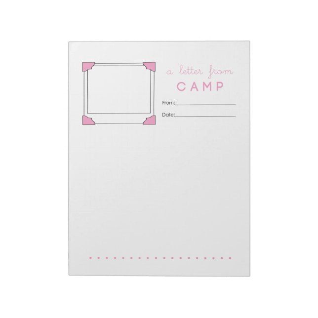 Bloco De Notas Letra Camp Stationery Camp (Invertido)