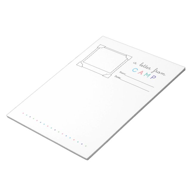 Bloco De Notas Letra de Camp Escritório de Cubo (Inclinado)