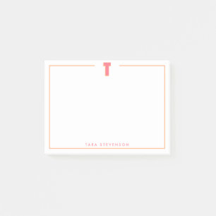 Bloco De Notas Letra Inicial T Personalizada Elegante em 3D