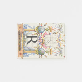 Bloco De Notas Letra R de Mira Calligraphiae Monumenta