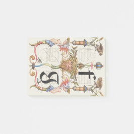 Bloco De Notas Letras f e g Alfabeto Caligráfico