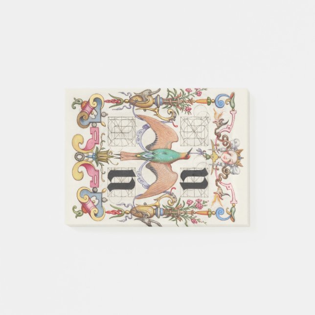 Bloco De Notas Letras U e V Mira Calligraphiae (Frente)