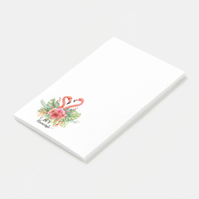 Bloco De Notas Lets Flamingle (Inclinado)