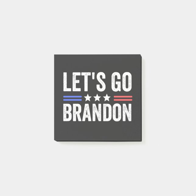 Bloco De Notas Let's Go Brandon (Frente)