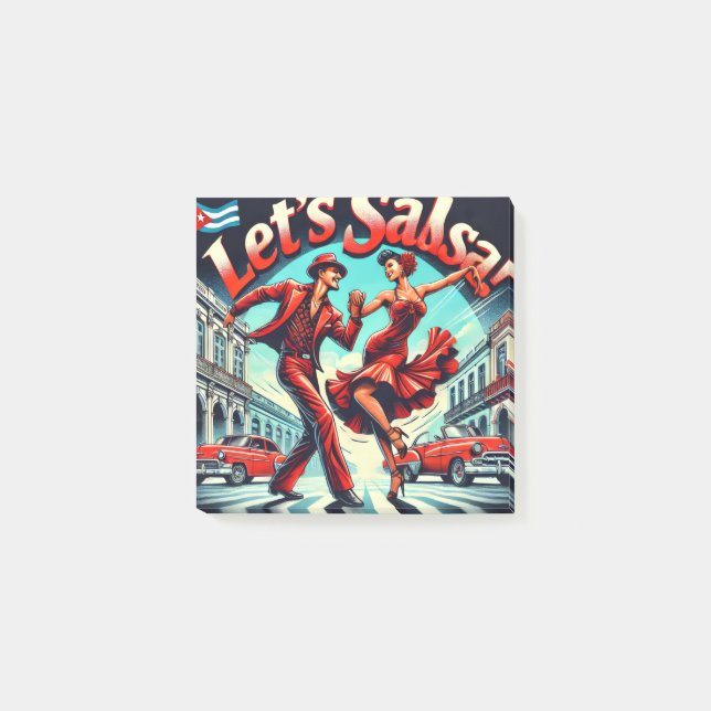 Bloco De Notas Lets Salsa ,Latin Dancing (Frente)