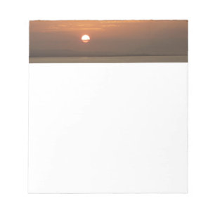 Bloco De Notas Levantamento do sol sobre Aruba Eu Caribe a paisag