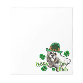 Bloco De Notas Lhasa Apso St Patricks
