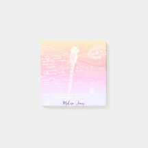 libélula de gradiente pastel personalizada