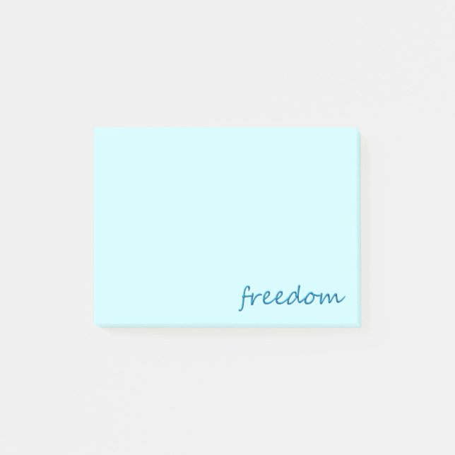 Bloco De Notas liberdade (Frente)