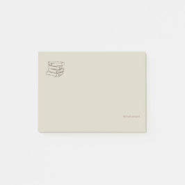 Bloco De Notas  Library Dark Academia-Minimalist Vintage Books 