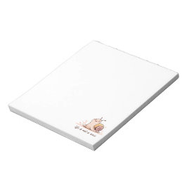 Bloco De Notas  "Life Is Not a Race" Motivational Snail Notepad 