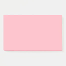 Bloco De Notas Light Pink Simple 10" x 6"