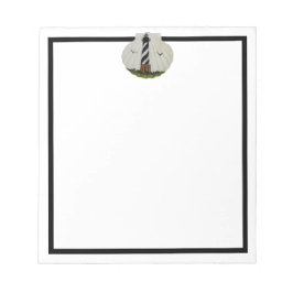 Bloco De Notas Lighthouse Scallop Shell