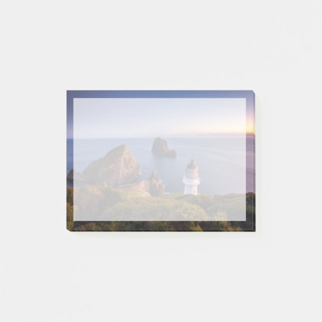 Bloco De Notas Lighthouses | Lighthouse Cape Brett New Zealand (Frente)