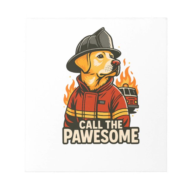 Bloco De Notas Ligue o Humor Pet Pawesome (Frente)