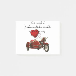Bloco De Notas Like a bike with a sidecar