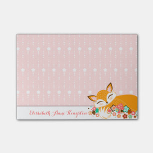Bloco De Notas Lil Foxie Cub - notas feitas sob encomenda bonitos