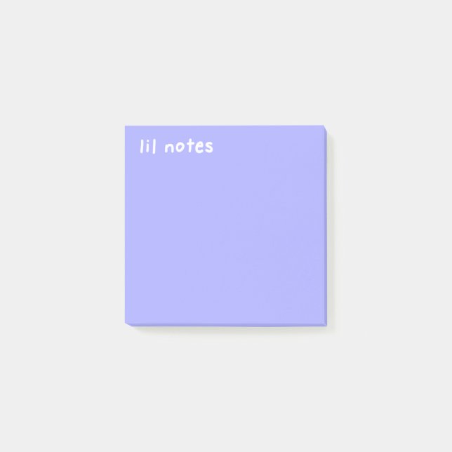 Bloco De Notas Lil Notes Purple Notes (Frente)
