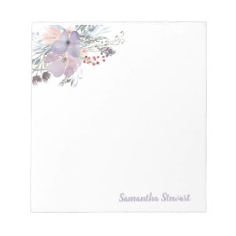 Bloco De Notas Lilac Blooms Foloral Personalizado Nota de Papel P