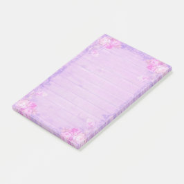 Bloco De Notas Lilac Floral