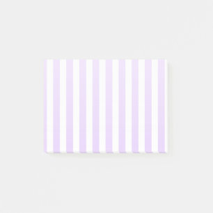 Bloco De Notas Lilac, púrpura e listras brancas