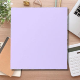 Bloco De Notas Lilac Sonha Cor Sólida | Elegante Clássico