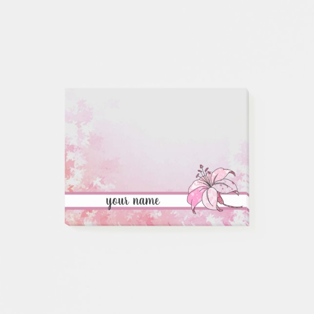 Bloco De Notas Lilie , personalisiert (Frente)