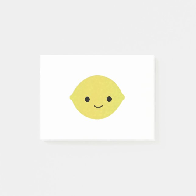 Bloco De Notas Limão de Cartoon Bonito (Frente)