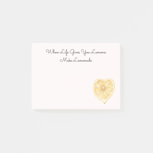 Bloco De Notas Limões Amarelos Fruta   (Frente)