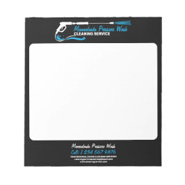 Bloco De Notas Limpeza de energia a pressão preta