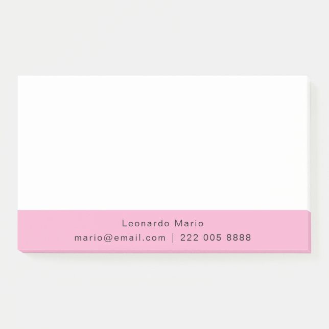 Bloco De Notas Limpeza Profissional Simples (Frente)