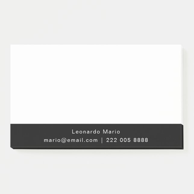 Bloco De Notas Limpeza Profissional Simples (Frente)