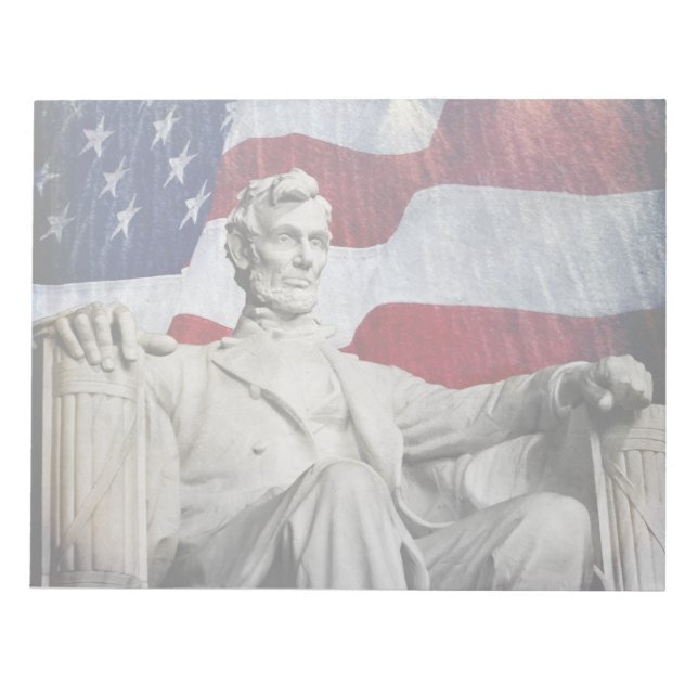 Bloco De Notas Lincoln e Fireworks (Frente)