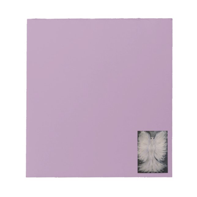 Bloco De Notas Linda Arte de Anjo Guardião Anjo (Frente)